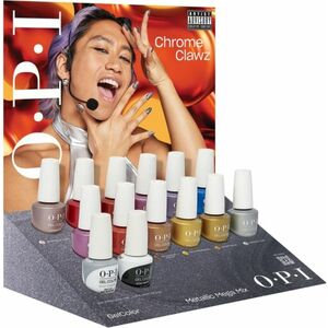 OPI Sada laků na nehty Gel Color Metallic Mega Mix 14 ks obraz