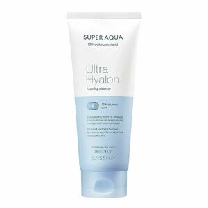 Missha Hydratační čisticí pěna Super Aqua Ultra Hyalron (Foaming Cleanser) 200 ml obraz
