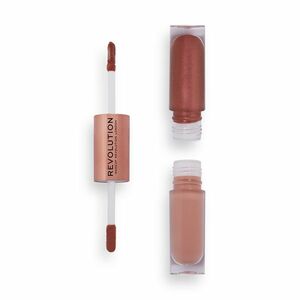 Revolution Oboustranné tekuté oční stíny (Double Up Liquid Shadow) 4, 4 ml Blissful Pink obraz
