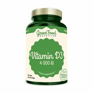 GreenFood Vitamin D3 4000IU 90 kapslí obraz