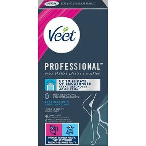Veet Studené voskové pásky pro citlivou pokožku Professional 40 ks obraz