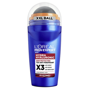 L'Oréal Paris Kuličkový antiperspirant Men Expert Hydra Hyaluronic (72h Anti-perspirant) 50ml obraz