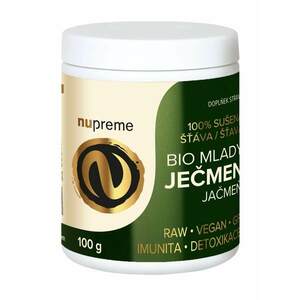 Nupreme Mladý ječmen premium 100 g BIO obraz