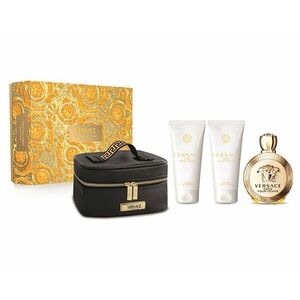 Versace Eros Pour Femme - EDP 100 ml + sprchový gel 100 ml + tělové mléko 100 ml + kosmetická taštička obraz