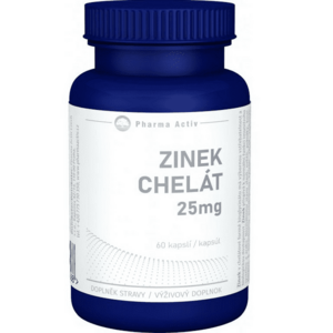 Pharma Activ Zinek chelát 25 mg 60 kapslí obraz