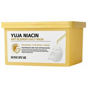 Some By Mi Rozjasňující pleťová maska Yuja Niacin (Anti-Blemish Daily Mask) 30 ks obraz