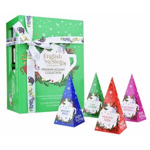English Tea Shop Dárková kolekce Vánoční zelená BIO 12 pyramidek obraz