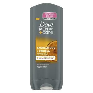 Dove Vyživující sprchový gel Men+Care Sandalwood & Vanilla (Body, Face & Hair Wash) 400 ml obraz