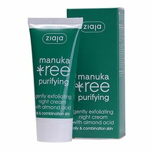 Ziaja Noční krém jemně exfoliační Manuka Tree Purifying 50 ml obraz