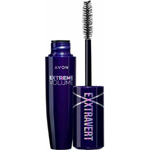 Avon Objemová řasenka Exxtravert Extra Volume 9, 5 ml Brown Black obraz