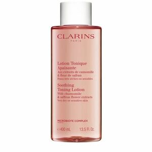 Clarins Zklidňující tonizační voda pro velmi suchou až citlivou pleť (Soothing Toning Lotion) 400 ml obraz