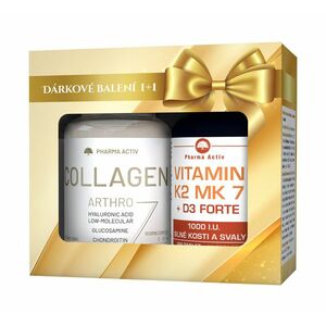 Pharma Activ Collagen Arthro 90 tablet + Vitamin K2 MK7 + D3 forte 1000 I.U. 125 tablet obraz