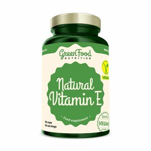 GreenFood Natural Vitamin E 90 kapslí obraz