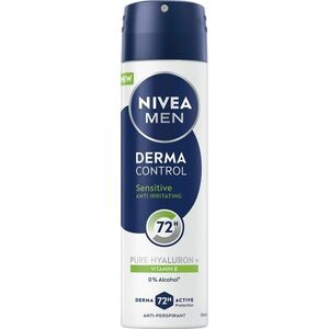 Nivea Antiperspirant ve spreji pro citlivou pokožku Men Derma Control Sensitive (Antiperspirant) 150 ml obraz