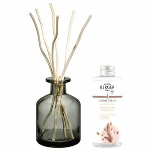 Maison Berger Paris Dárková sada Aroma Dream difuzér šedý + náplň Delicate Amber 180 ml obraz