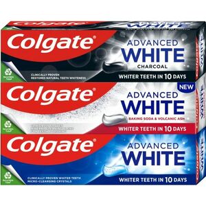 Colgate Sada bělicích zubních past Advanced Mix Trio 3 x 75 ml obraz