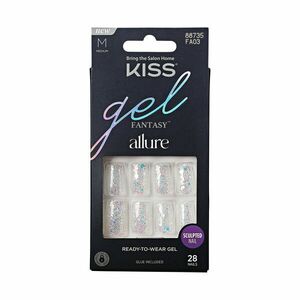KISS Gelové nehty Gel Fantasy Allure - How Dazzling 28 ks obraz