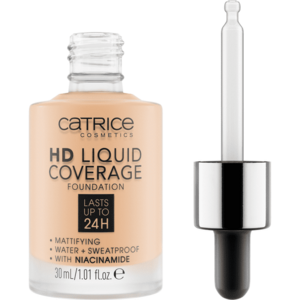 Catrice Tekutý make-up HD Liquid Coverage (Foundation) 30 ml 005 Ivory Beige obraz