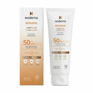 Sesderma Lehké tělové mléko na opalování SPF 50 Repaskin (Light Fluid Sunscreen) 200 ml obraz