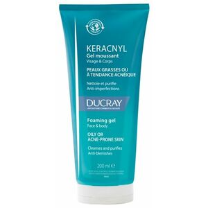 Ducray Čisticí pleťový gel Keracnyl (Gel Cleanser) 200 ml obraz