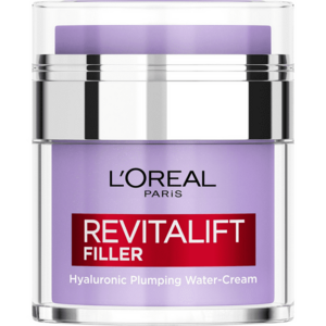 L'Oréal Paris Lehký pleťový krém s kyselinou hyaluronovou Revitalift Filler (Plumping Water-Cream) 50 ml obraz