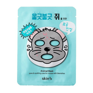 skin79 Sada plátýnkových masek pro problematickou pleť Animal Mask (Pore & Soothing Care for Mouse with Blemishes) 10 x 23 g obraz