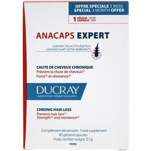 Ducray Doplněk stravy proti padání vlasů Anacaps Expert (Chronic Hair Loss) 90 kapslí obraz