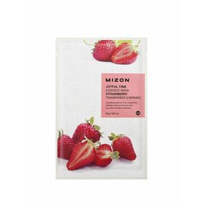 Mizon Plátýnková 3D maska s jahodami pro zjemnění a antioxidaci pleti Joyful Time (Essence Mask Strawberry) 23 g obraz