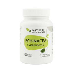 Natural Medicaments Echinacea s vitamínem C 100 tablet obraz