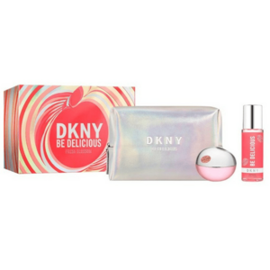 DKNY Be Delicious Fresh Blossom - EDP 100 ml + tělový závoj 125 ml + kosmetická taška obraz