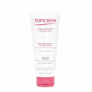 Topicrem Jemný tělový peeling pro citlivou pokožku (Gentle Scrub) 200 ml obraz