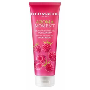 Dermacol Sprchový gel Divoká malina Aroma Moment (Delicious Shower Gel) 250 ml obraz
