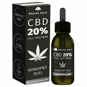 Pharma Activ CBD 20 % Full Spectrum konopný olej 10 ml obraz