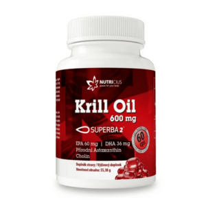 Nutricius Krill oil 600 mg Superba2 60 kapslí obraz