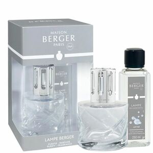 Maison Berger Paris Dárková sada katalytická lampa Spirale transparetní + náplň Air Pur 250 ml obraz