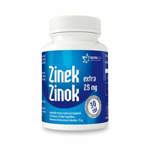 Nutricius Zinek EXTRA 25 mg 30 tbl. obraz