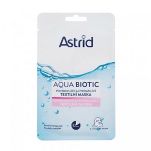 Astrid Povzbuzující a hydratující textilní maska Aqua Biotic 20 ml obraz