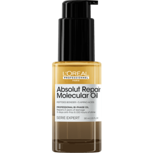 L'Oréal Professionnel Dvoufázový olej pro poškozené vlasy Absolut Repair Molecular (Bi-Phase Oil) 30 ml obraz