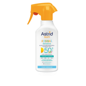 Astrid Rodinné mléko na opalování ve spreji Sensitive SPF 50+ 270 ml obraz
