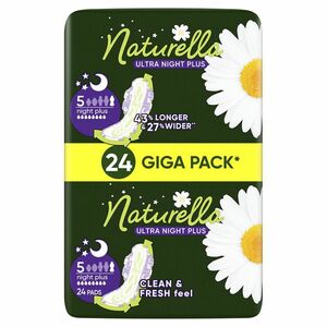 Naturella Dámské hygienické vložky na noc Ultra Night Plus 24 ks obraz