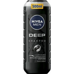 Nivea Revitalizační šampon pro mastné vlasy a vlasovou pokožku Men (Deep Shampoo) 500 ml obraz
