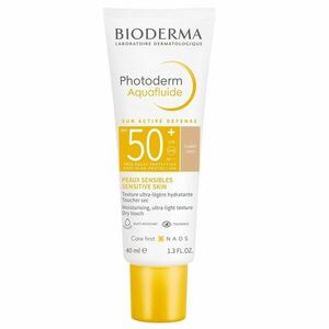 Bioderma Tónovaný krém na opalování SPF 50+ Photoderm Aquafluide 40 ml Light obraz