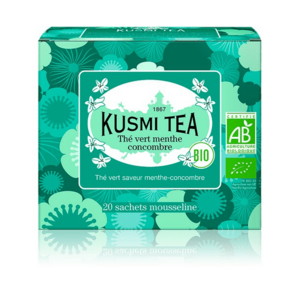 Kusmi Tea Zelený čaj s okurkou a mátou 20 sáčků BIO 40 g obraz