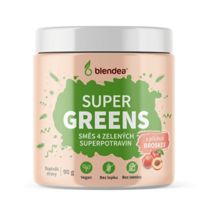 Blendea Supergreens Broskev BIO 90 g obraz