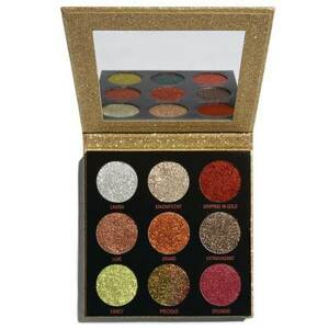 Revolution Zářící paletky třpytek (Pressed Glitter Palette) 9 x 1, 2 g Illusion obraz