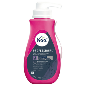Veet Depilační krém pro všechny typy pokožky Proffesional (Hair Removal Cream) 400 ml obraz
