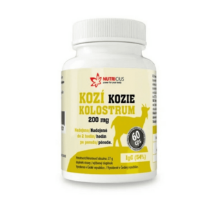 Nutricius Kozí kolostrum 200 mg IgG 54% 60 kapslí obraz