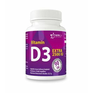 Nutricius Vitamín D3 EXTRA 2500 IU 90 tbl. obraz