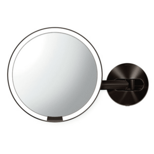Simplehuman Kosmetické zrcátko na zeď se sensorem Dark Bronze obraz