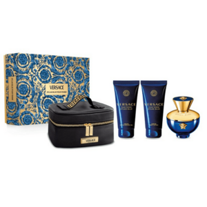 Versace Pour Femme Dylan Blue - EDP 100 ml + tělové mléko 100 ml + sprchový gel 100 ml + kosmetická taštička obraz
